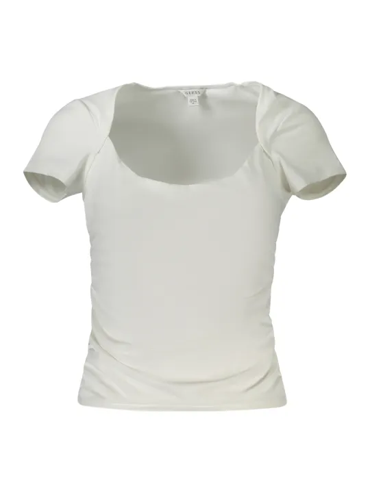 GUESS JEANS Damen KURZARM-T-SHIRT Weiß | online kaufen