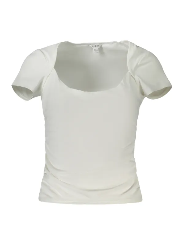 GUESS JEANS Damen KURZARM-T-SHIRT Weiß | online kaufen