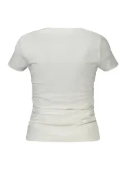 GUESS JEANS Damen KURZARM-T-SHIRT Weiß | online kaufen