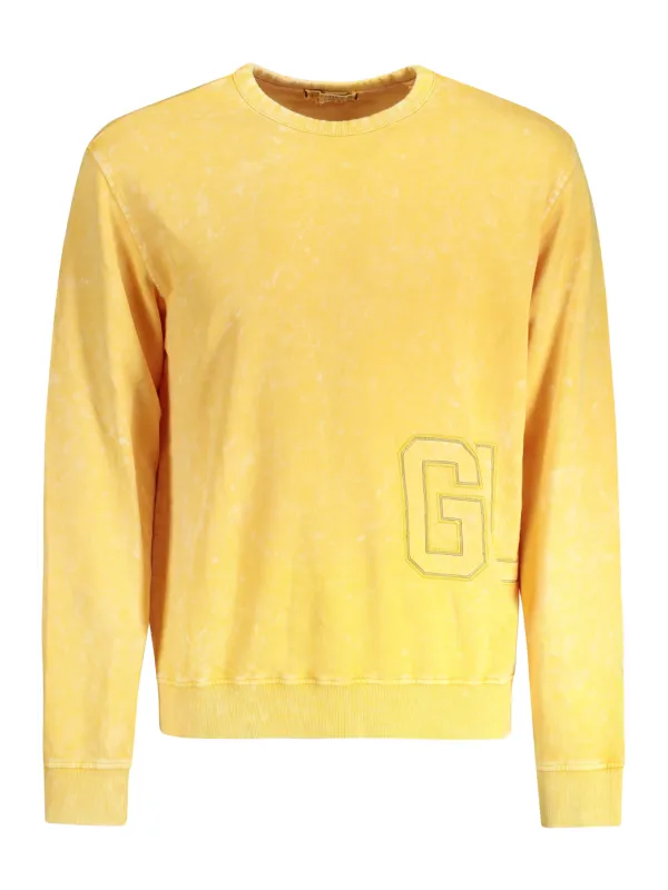 GUESS JEANS Herren LANGARM-SWEATSHIRT Gelb | online kaufen