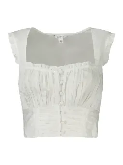 Weißes GUESS Damen-Top mieten – Flex-Fashion Verleih-Shop