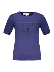 GUESS JEANS Damen KURZARMPULLOVER Blau | online kaufen