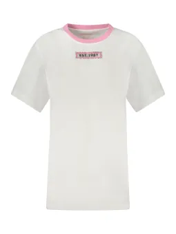 GUESS JEANS Damen MAXI-T-SHIRT Weiß | online kaufen