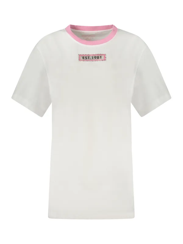 GUESS JEANS Damen MAXI-T-SHIRT Weiß | online kaufen