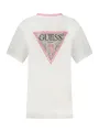 GUESS JEANS Damen MAXI-T-SHIRT Weiß | online kaufen