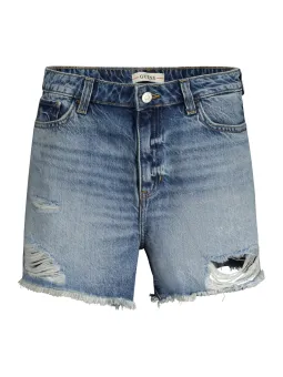 Hellblaue GUESS Damen Shorts mieten | Flex-Fashion Verleih