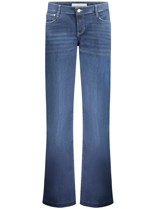 GUESS JEANS Damen PALAZZO-HOSE Blau | online kaufen