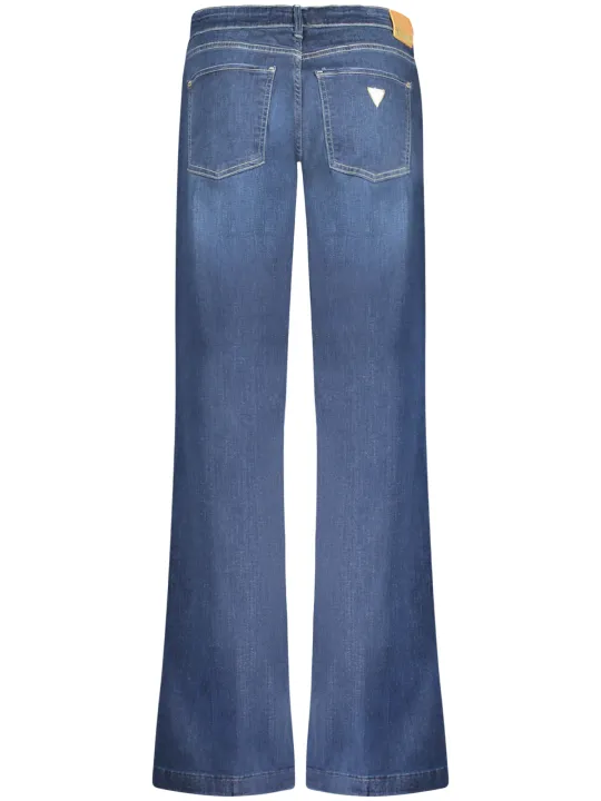 GUESS JEANS Damen PALAZZO-HOSE Blau | online kaufen