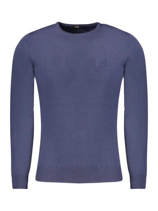 Cavalli Class Herren LANGARM-T-SHIRT Blau | online kaufen