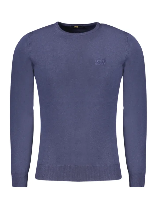 Cavalli Class Herren LANGARM-T-SHIRT Blau | online kaufen