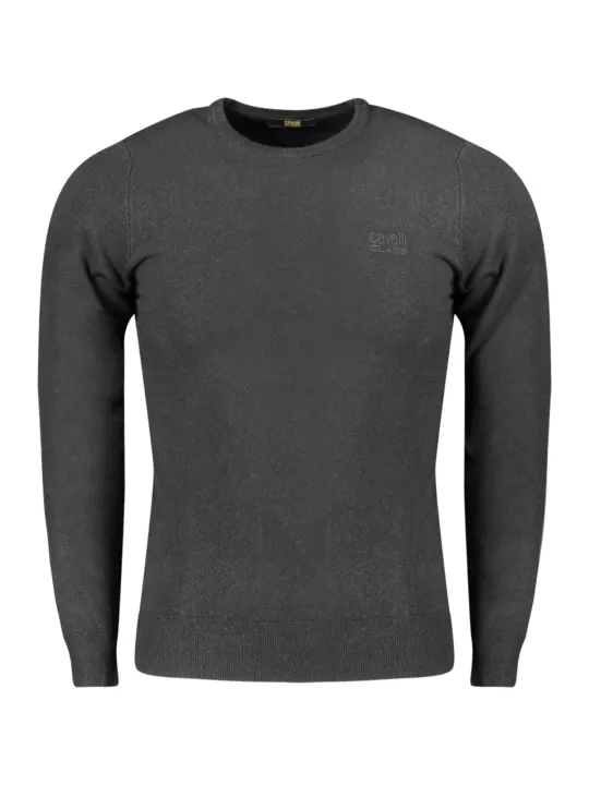 Cavalli Class Herren LANGARM-T-SHIRT Schwarz | online kaufen