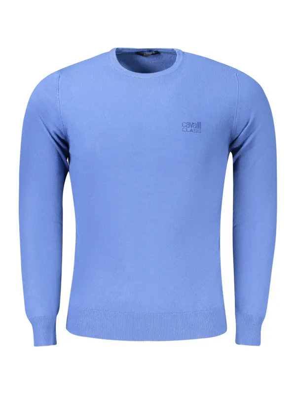 Cavalli Class Herren LANGARM-T-SHIRT Blau | online kaufen