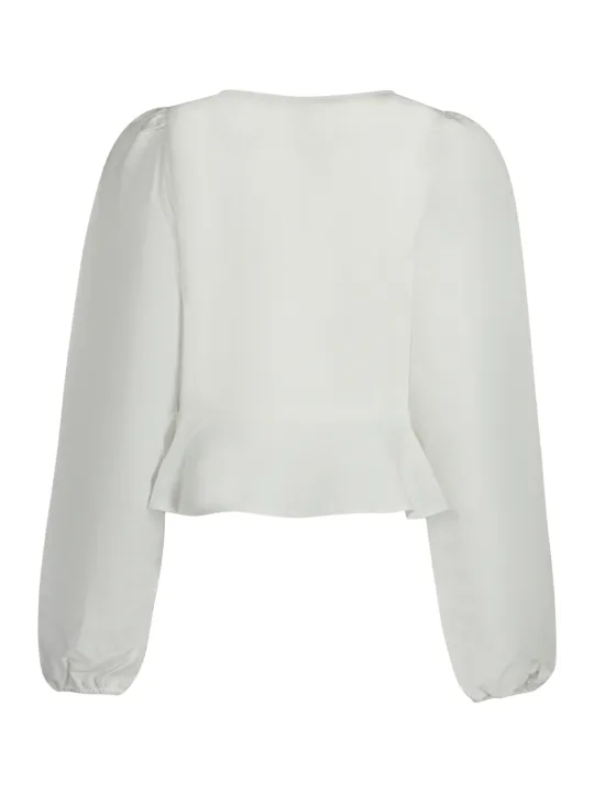 GUESS JEANS Damen LANGARMSHIRT Weiß | online kaufen