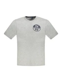 North Sails Herren KURZARM-T-SHIRT Grau | online kaufen