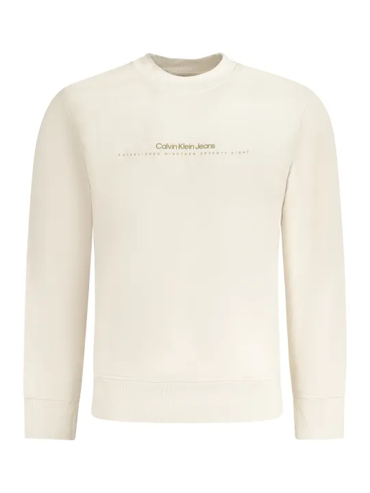 Calvin Klein Herren LANGARM-SWEATSHIRT Beige | online kaufen