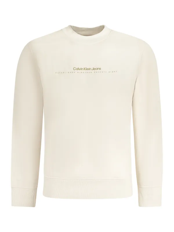 Calvin Klein Herren LANGARM-SWEATSHIRT Beige | online kaufen