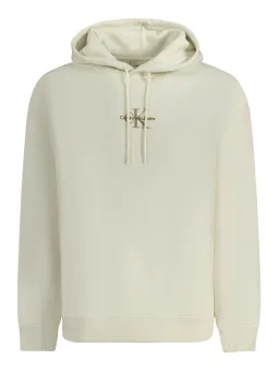 Calvin Klein Herren LANGARM-KAPUZENPULLOVER Weiß