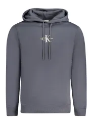 Calvin Klein Herren LANGARM-KAPUZENPULLOVER Blau