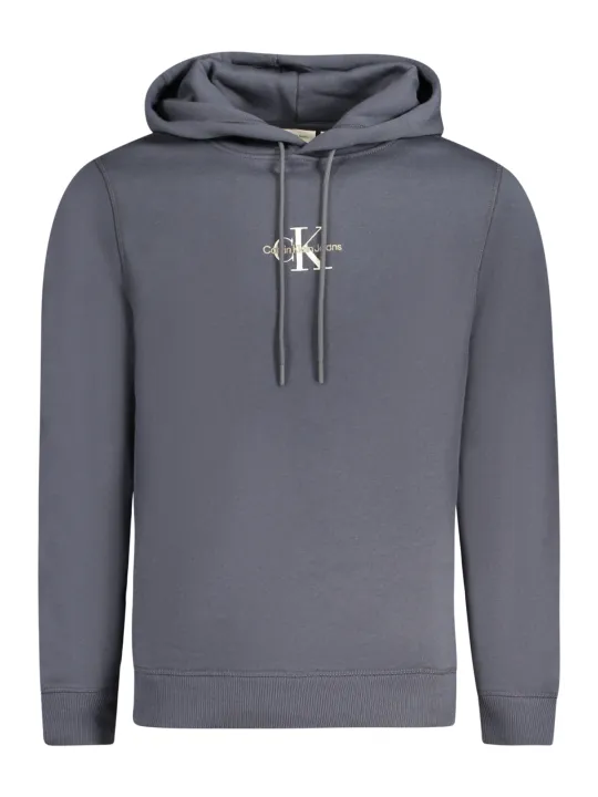 Calvin Klein Herren LANGARM-KAPUZENPULLOVER Blau