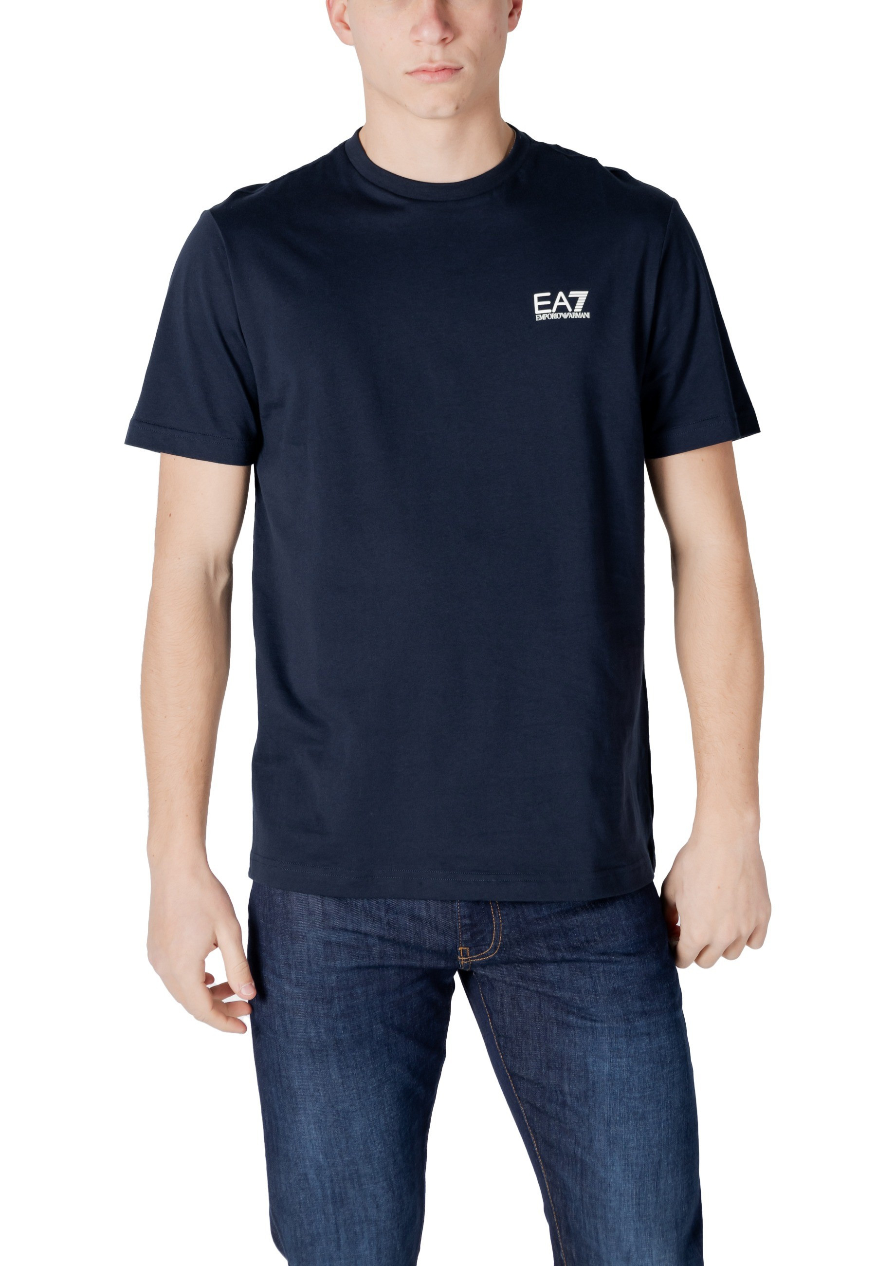Ea7 Herren T-Shirt Blau 484188