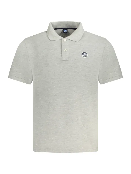 North Sails Herren KURZARM-POLO Grau | online kaufen