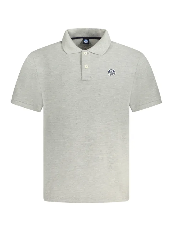 North Sails Herren KURZARM-POLO Grau | online kaufen