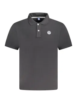 North Sails Herren KURZARM-POLO Schwarz | online kaufen