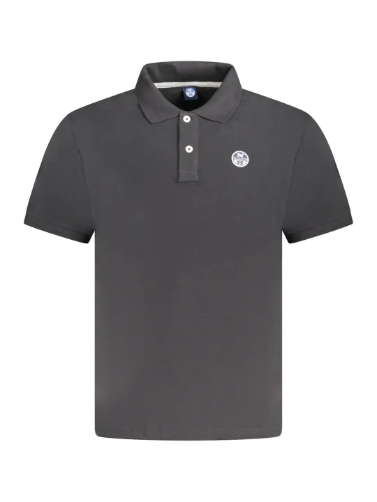North Sails Herren KURZARM-POLO Schwarz | online kaufen