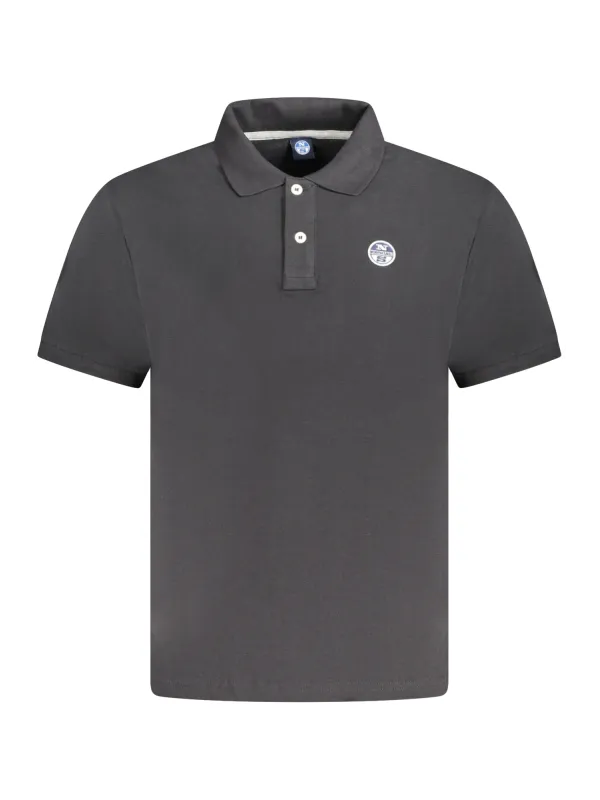 North Sails Herren KURZARM-POLO Schwarz | online kaufen