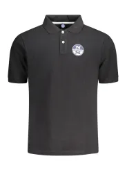 North Sails Herren KURZARM-POLO Schwarz | online kaufen