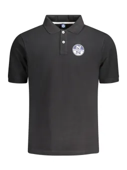 North Sails Herren KURZARM-POLO Schwarz | online kaufen