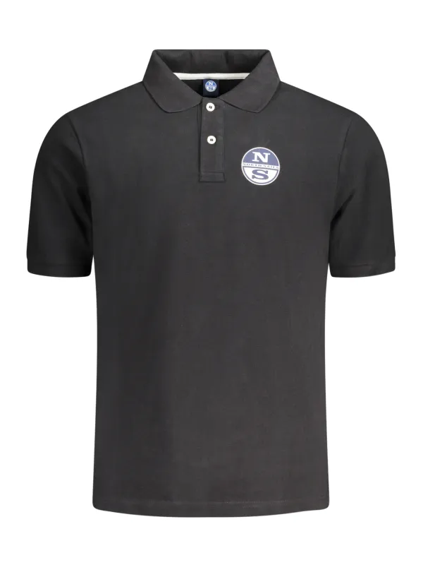 North Sails Herren KURZARM-POLO Schwarz | online kaufen