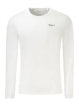 Pepe Jeans Herren Langarmshirt Weiß mieten - Flex Fashion