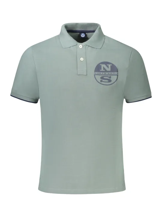 North Sails Herren KURZARM-POLO Grün | online kaufen