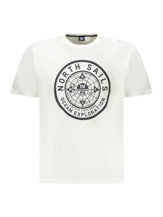 North Sails Herren KURZARM-T-SHIRT Weiß | online kaufen