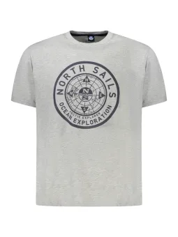 North Sails Herren KURZARM-T-SHIRT Grau | online kaufen