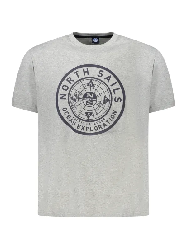 North Sails Herren KURZARM-T-SHIRT Grau | online kaufen