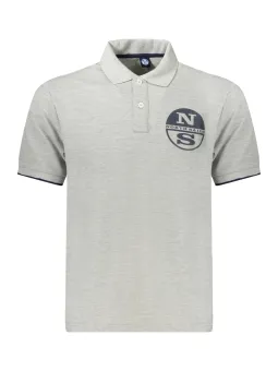 North Sails Herren KURZARM-POLO Grau | online kaufen