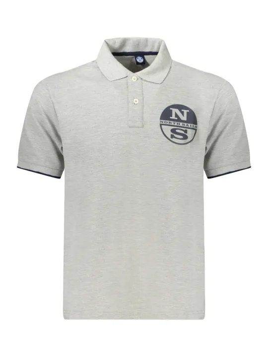 North Sails Herren KURZARM-POLO Grau | online kaufen