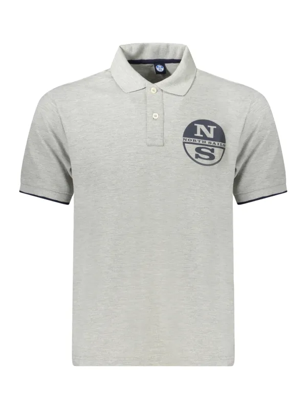 North Sails Herren KURZARM-POLO Grau | online kaufen