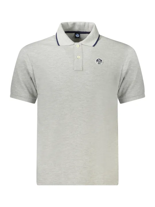 North Sails Herren KURZARM-POLO Grau | online kaufen