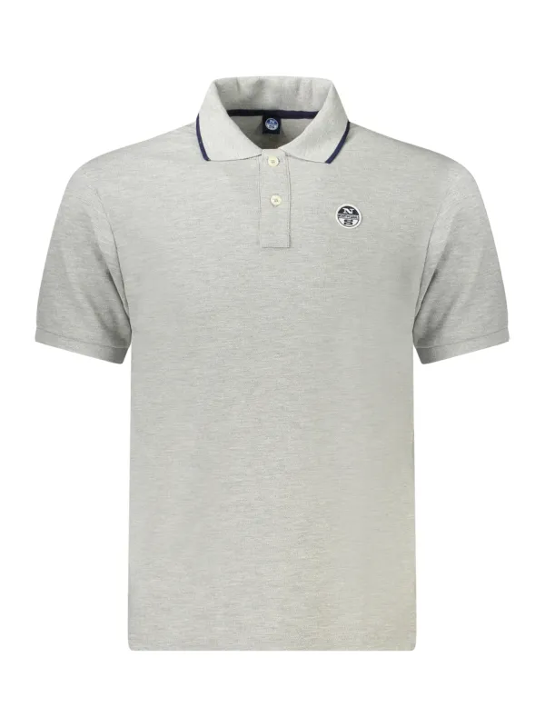 North Sails Herren KURZARM-POLO Grau | online kaufen