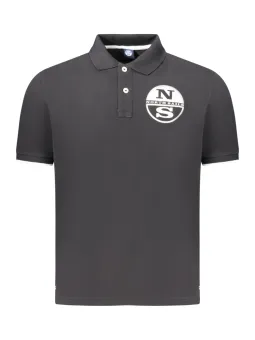 North Sails Herren KURZARM-POLO Schwarz | online kaufen