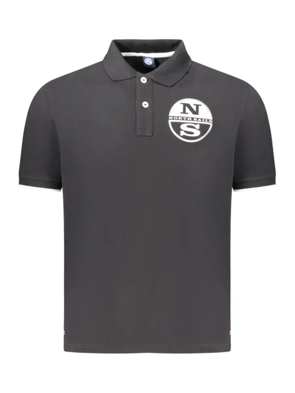 North Sails Herren KURZARM-POLO Schwarz | online kaufen