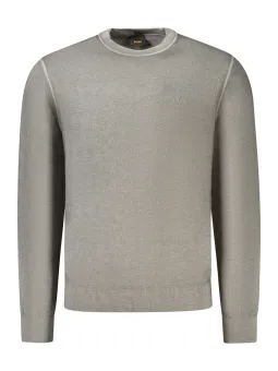 Boss Herren Langarm-Shirt Grau mieten | Flex-Fashion Verleih
