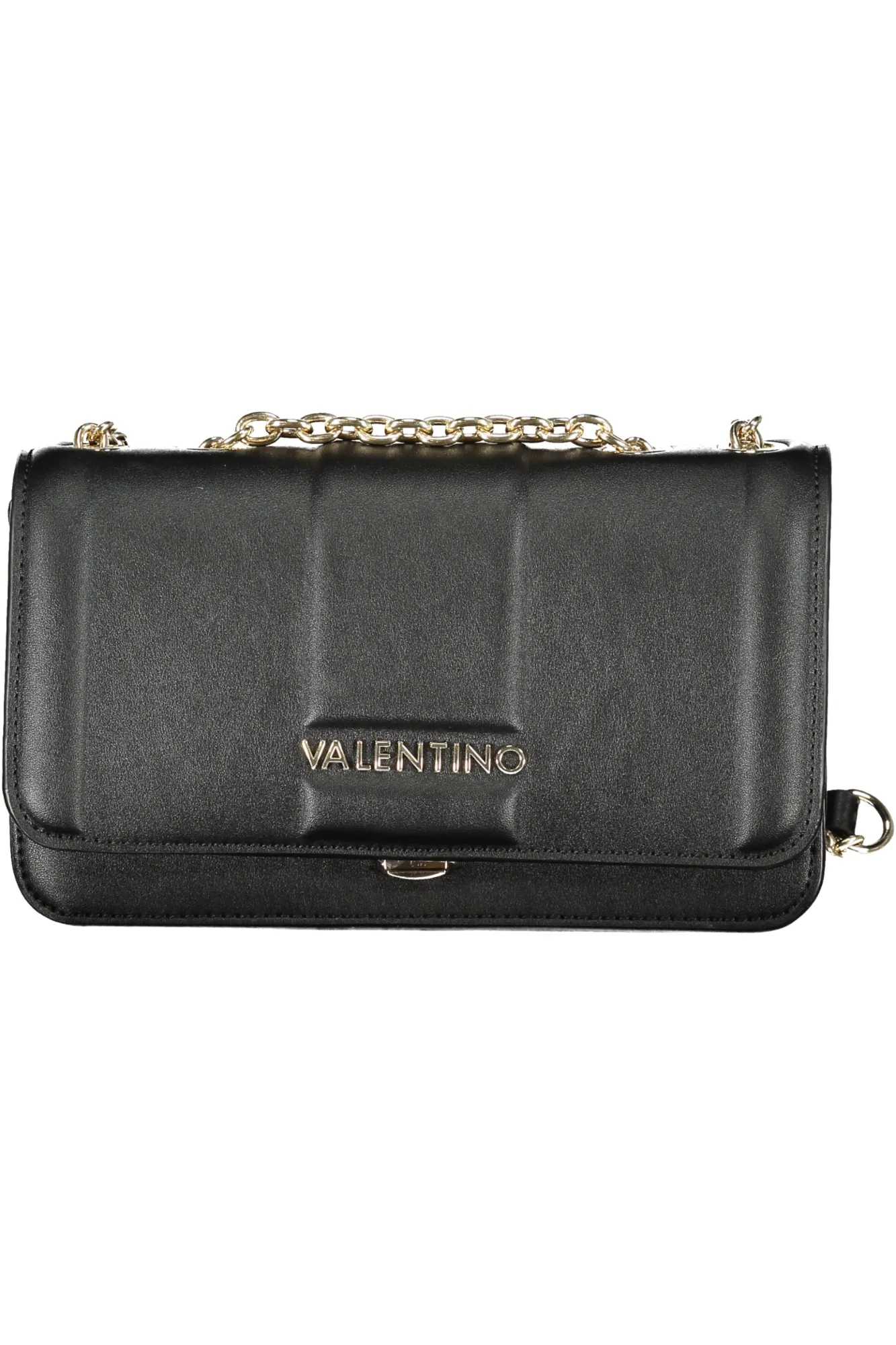 Damen KETTEN-SCHULTERTASCHE Schwarz VBS8G609BRASS_NENERO