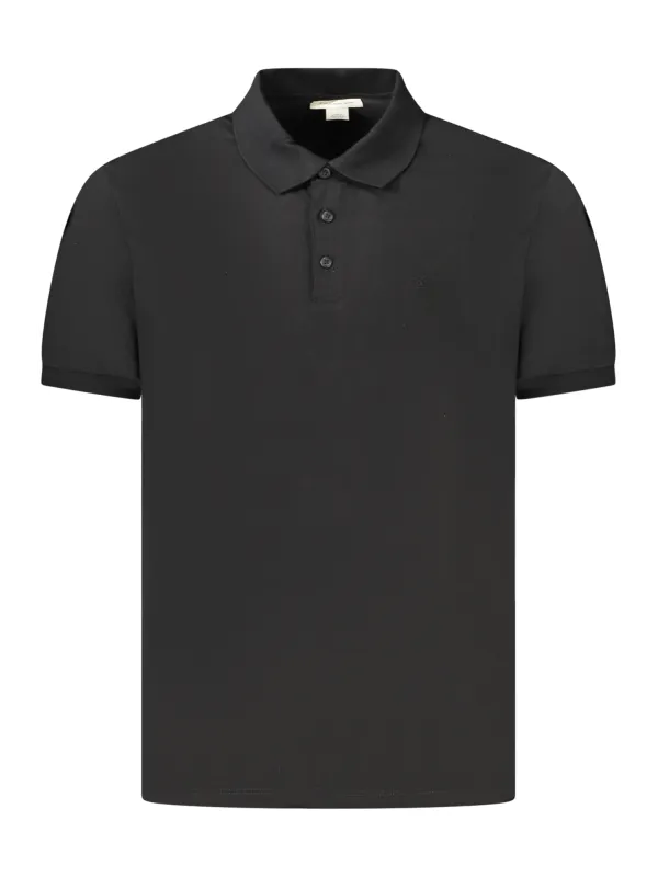 Calvin Klein Herren KURZARM-POLOSHIRT Schwarz
