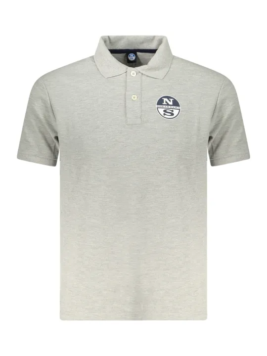 North Sails Herren KURZARM-POLO Grau | online kaufen