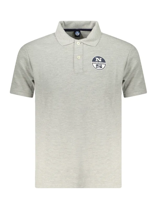 North Sails Herren KURZARM-POLO Grau | online kaufen