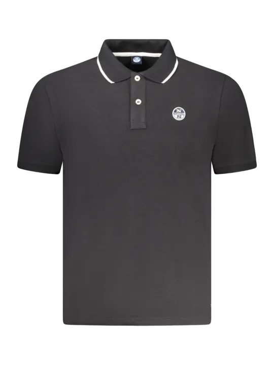 North Sails Herren KURZARM-POLO Schwarz | online kaufen